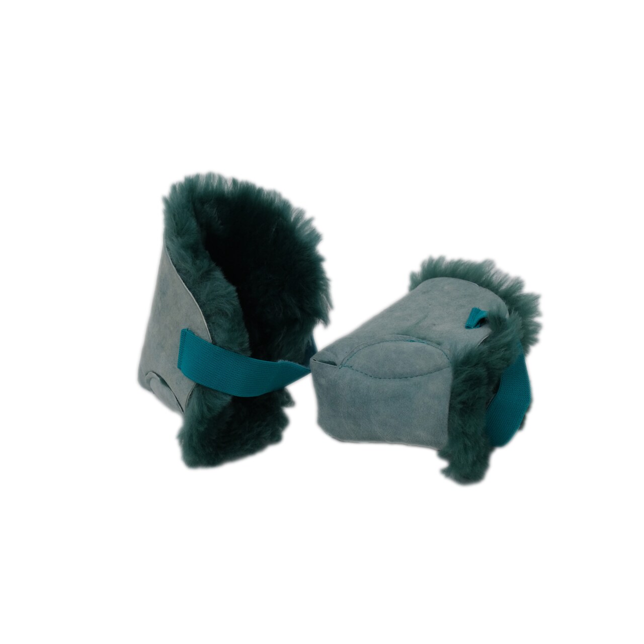 Natural Medical Sheepskin Heel Protectors 2-Piece 11X10 Inch Soft Cushions